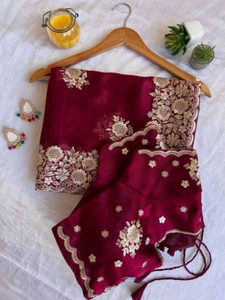 Beautiful  Berberry silk Saree Sarees 