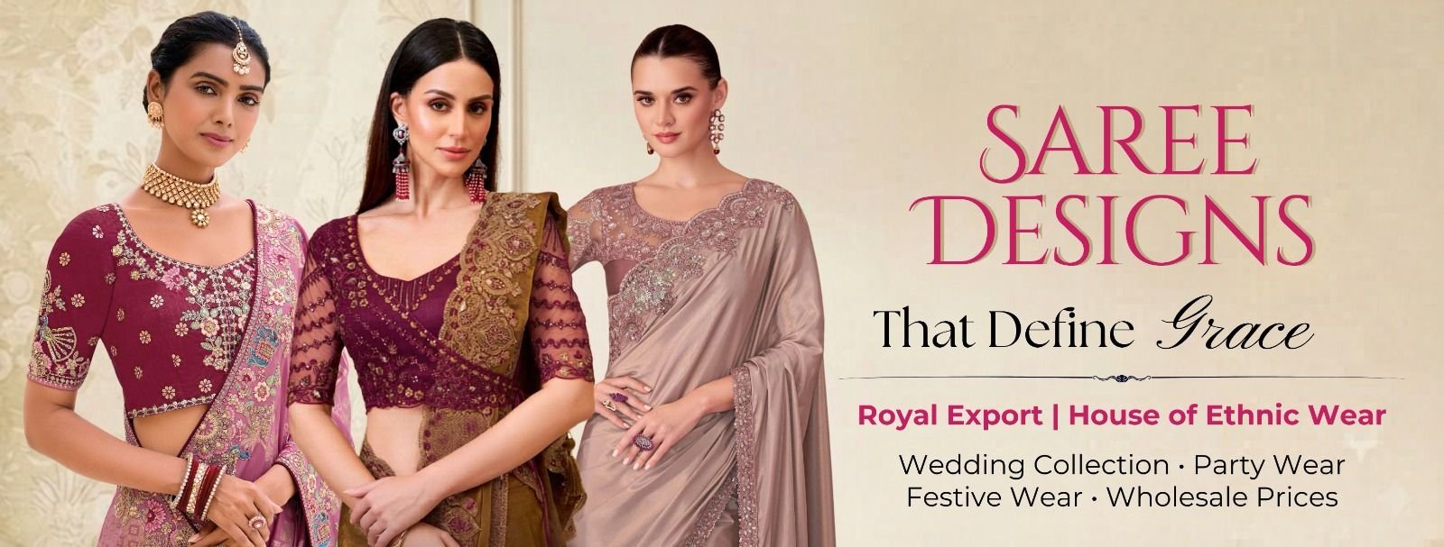 Designer Saree Collection 2026 Wholesale 