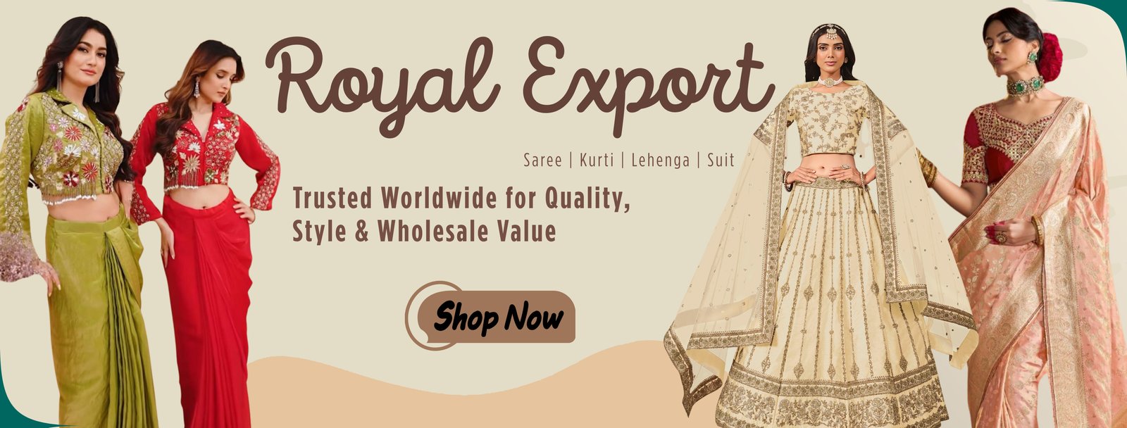 One-Stop Wholesale Hub for Sarees, Kurtis, Suits & More – Royal Export