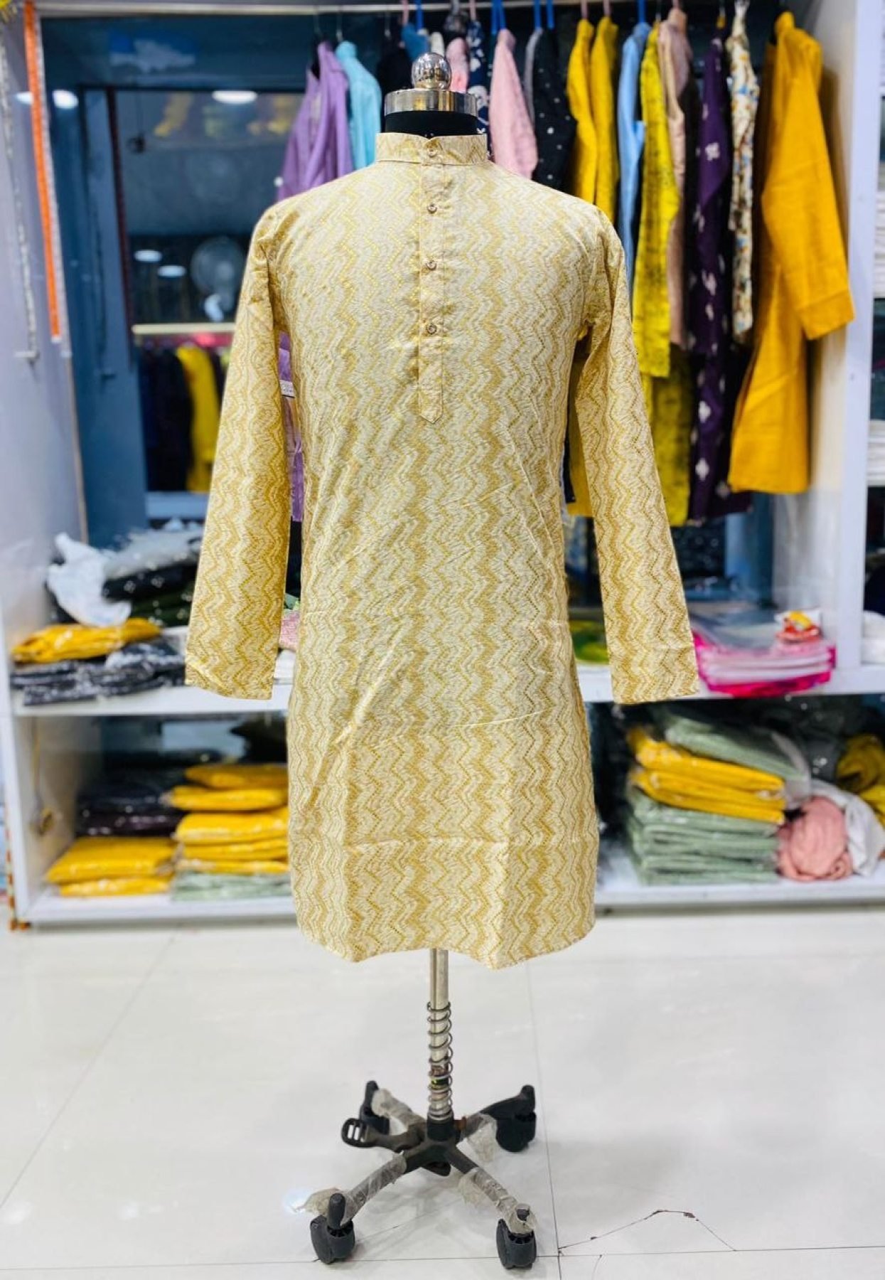 Feroze Kurta Pajama Cotton Printed main image 1