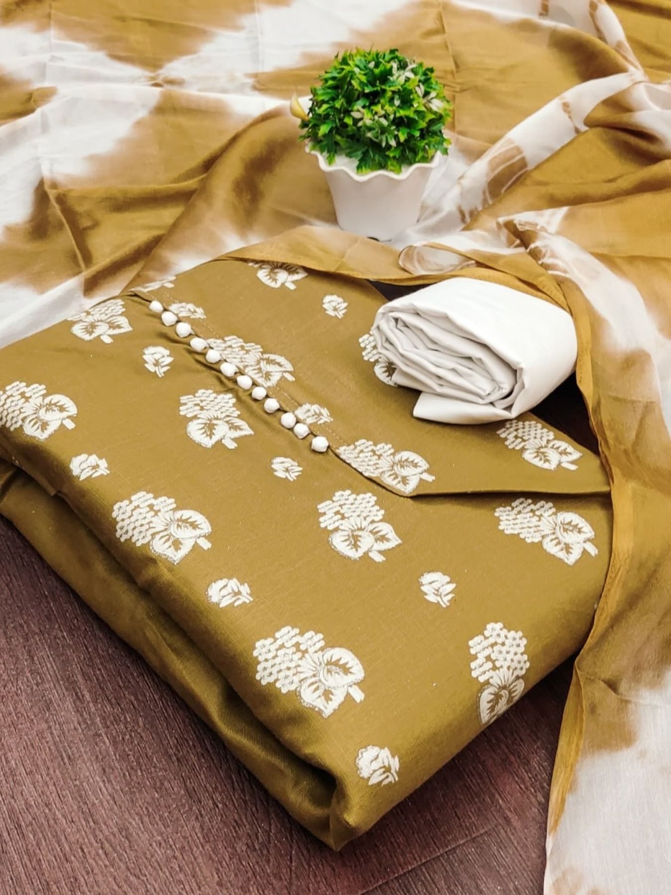 yellow colour cotton dress material cotton dress material for women unstitched Bombay Batik