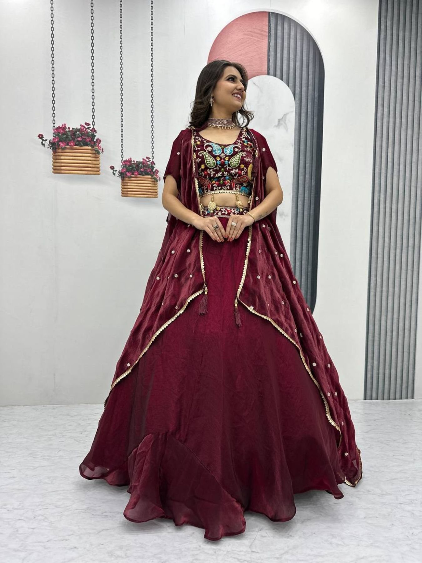 Fendy Embroidery Party Wear Semi Stitched Designer Lehenga Choli In Wholesale Price Bollywood Lehenga Choli