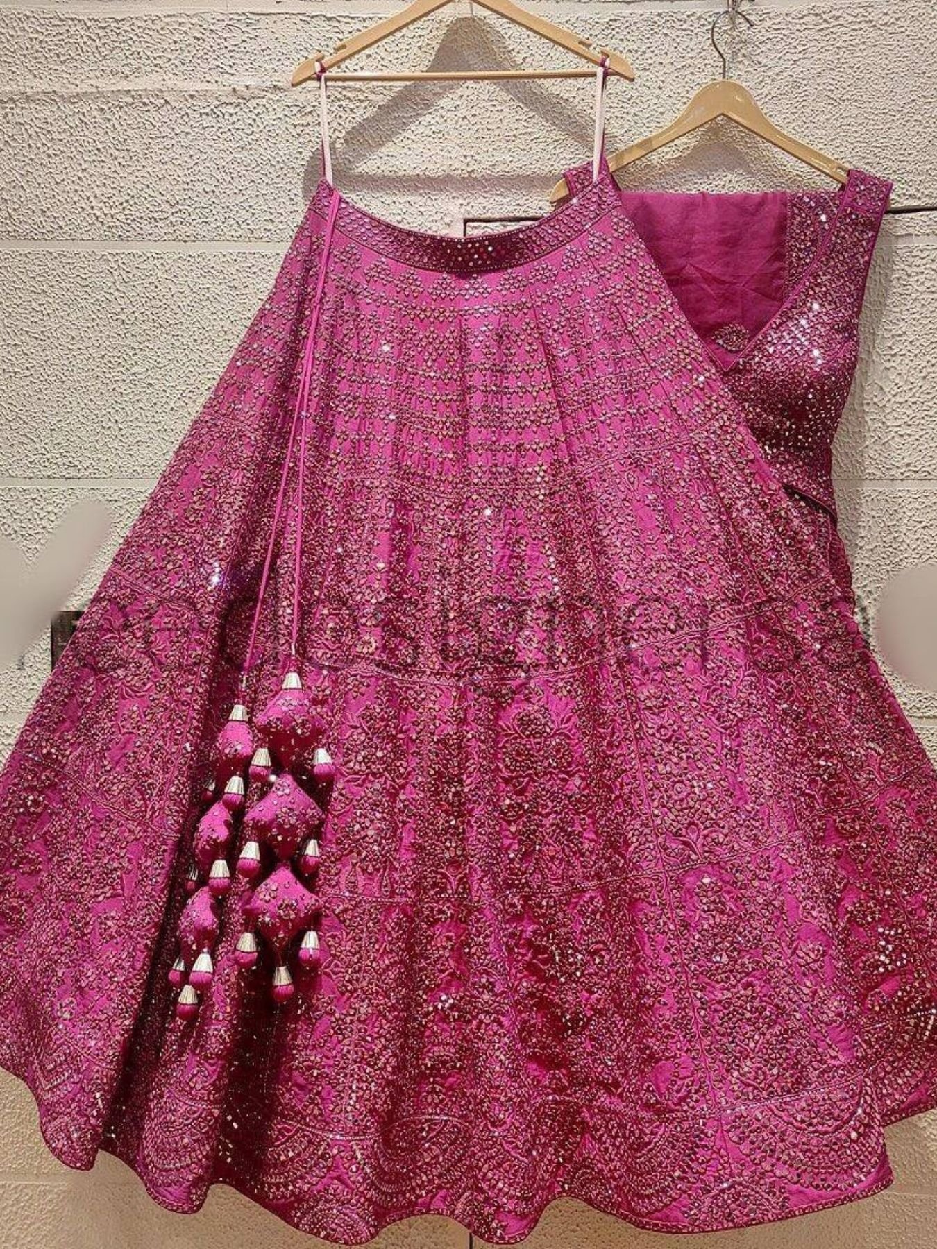 HEAVY JIMMY CHOO ORGANZA AND HEAVY EMBROIDERED SEQUENCE WORK SHARARA DRESS