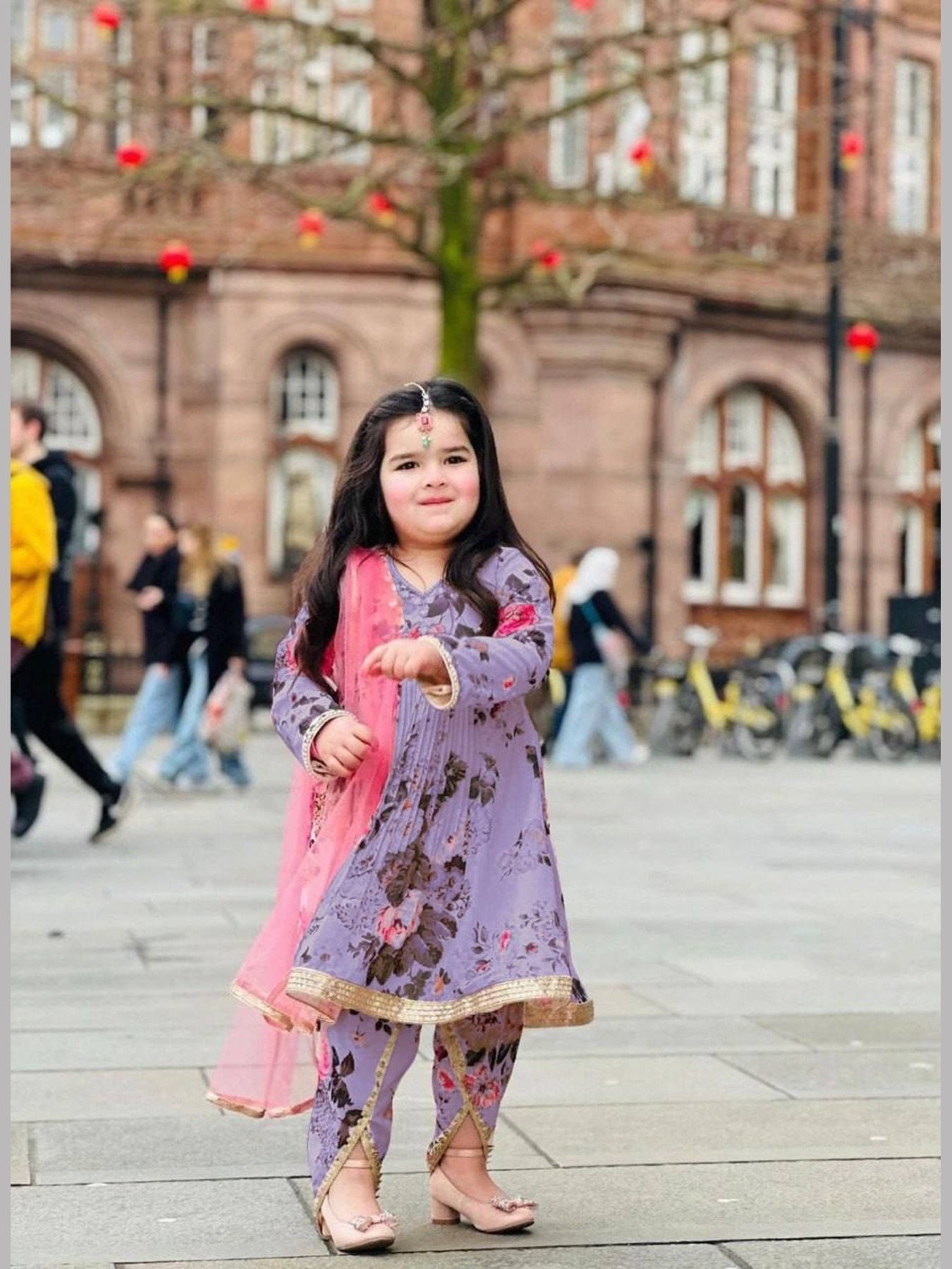 In New Designe Georgette Kids Dhoti Salwar Suits Collection