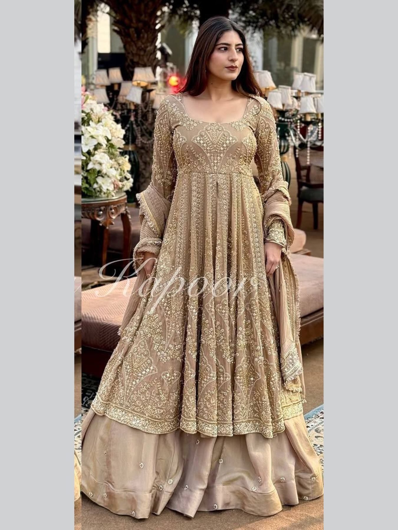 open lace back dress Designer Party Wear Gown – designerstore99.online