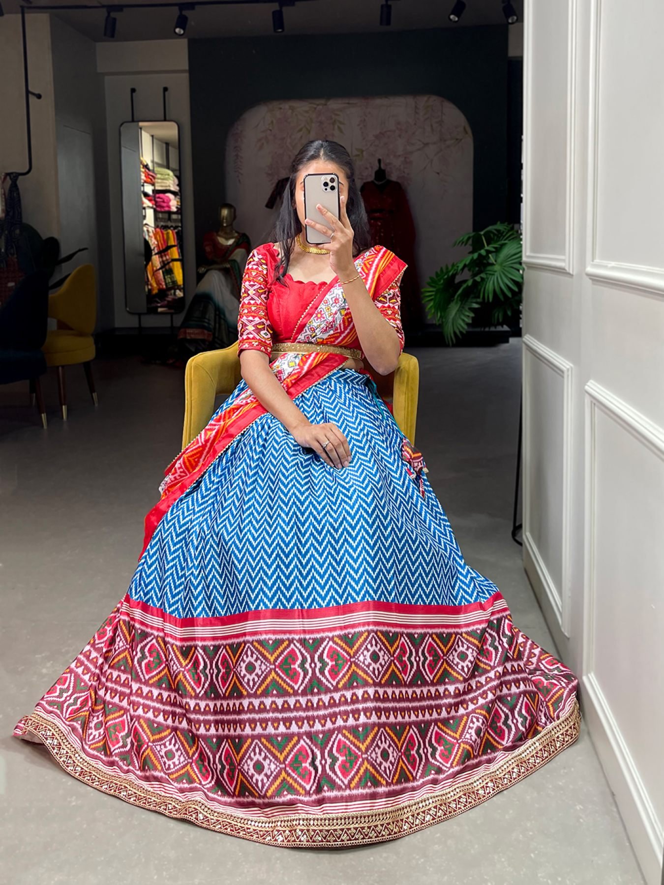 cotton dandiya dress Printed Dandiya Dress for Women in Delhi at best price by Mitanya Designs