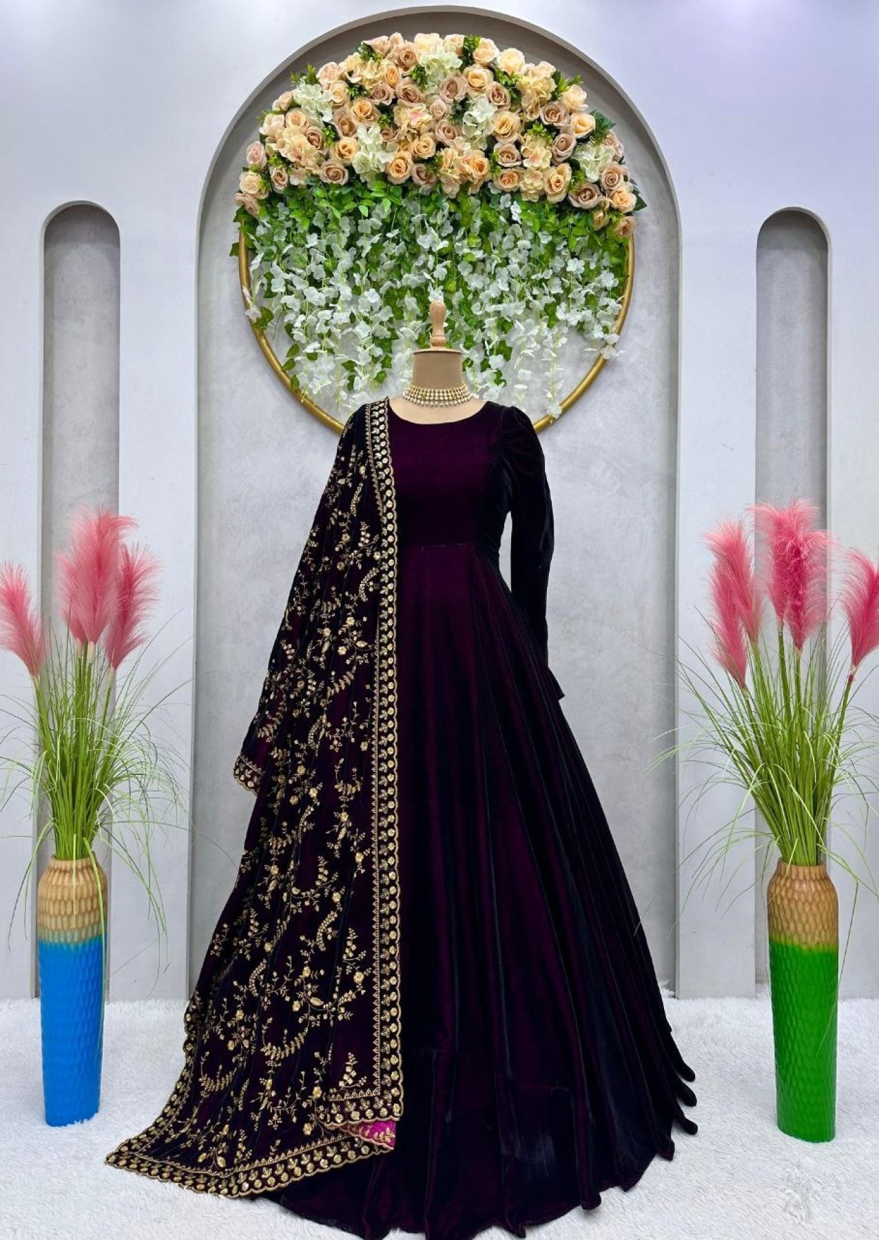 Dream Royal Anarkali Gown Price in India - Buy Dream Royal Anarkali Gown  online at Flipkart.com
