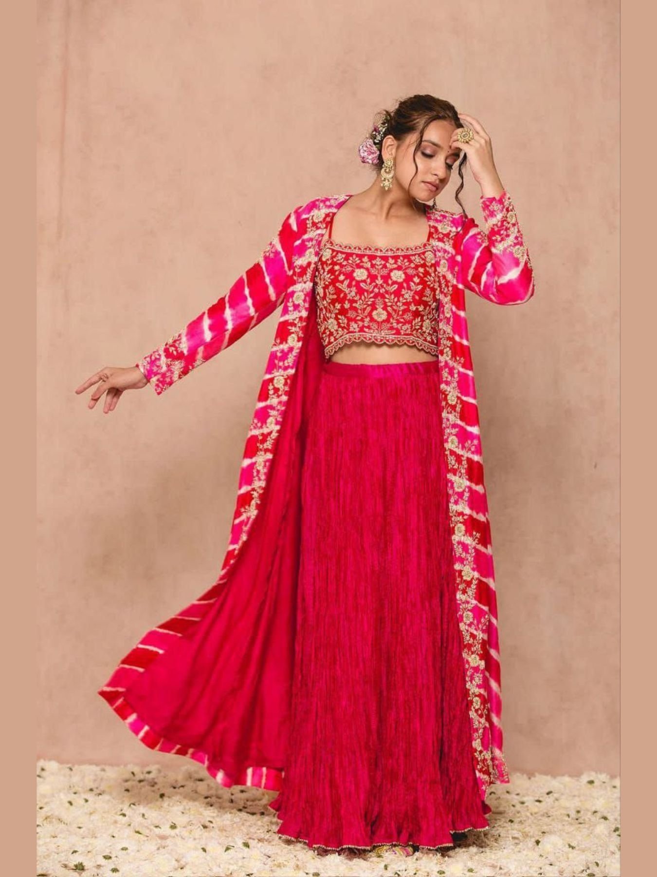 Party wear long shrug sales