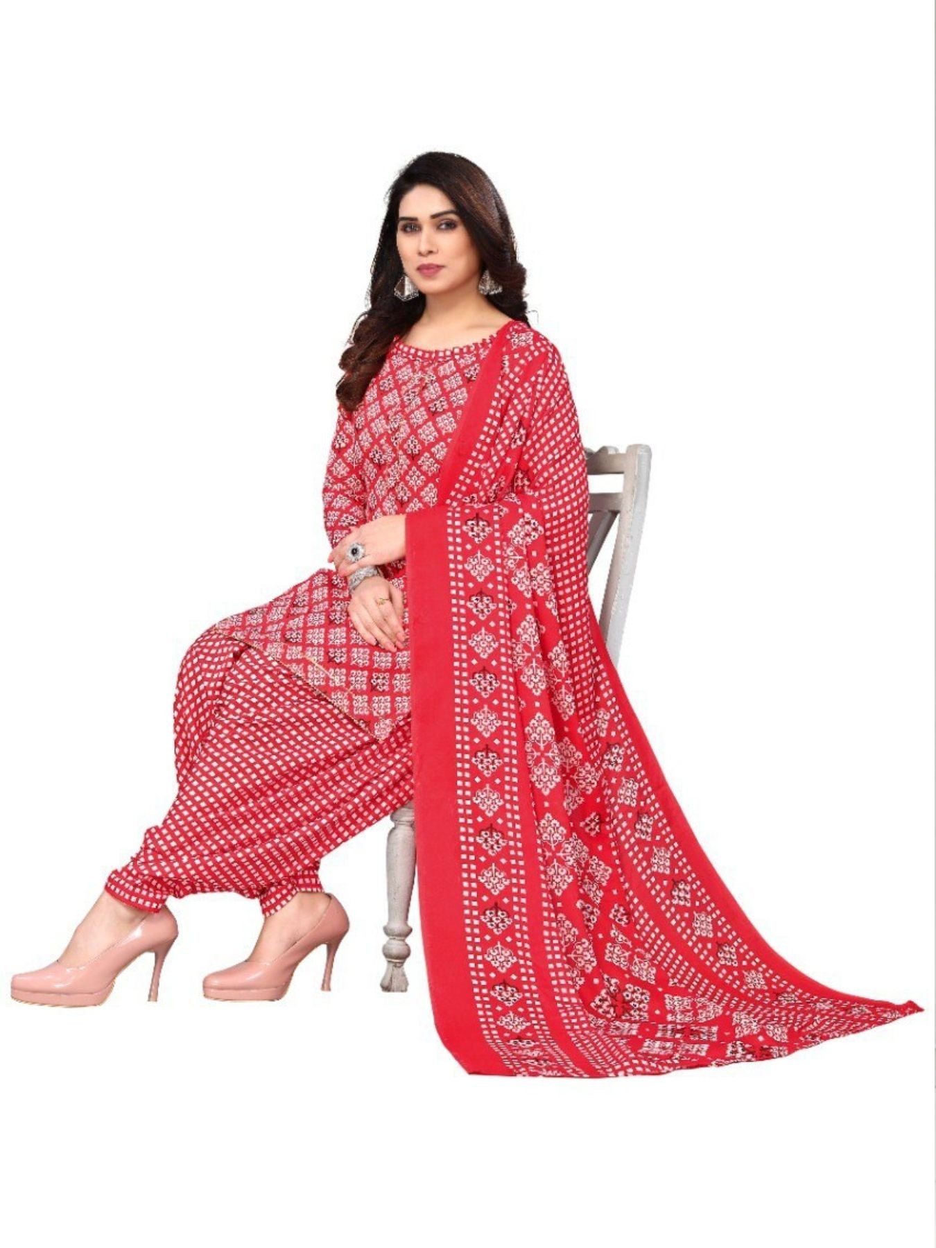 cotton dress material uk Flownny Cotton Lawn