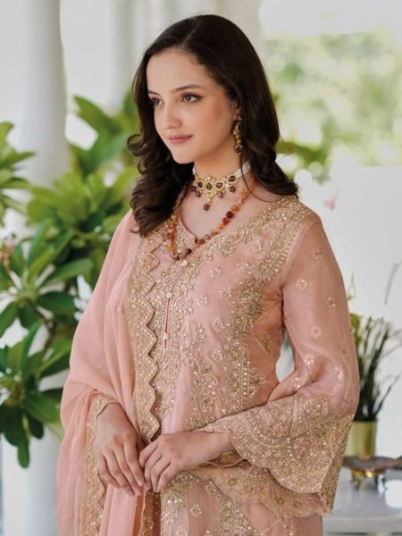 Aanaya by Zaveri Soft Organza Ready Made Salwar Kameez for Export Quality Pakistani Suits Wholesale