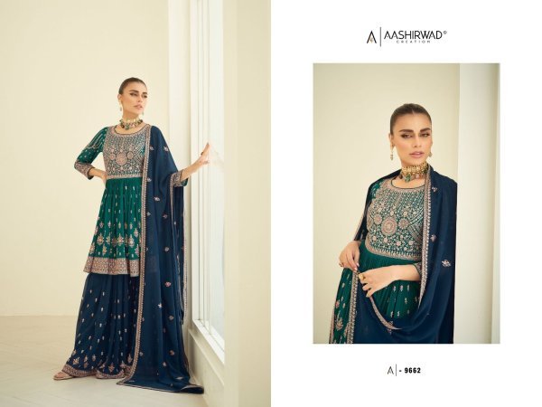 Aashirwad Gulkand Somya Designer Plazzo Salwar Suit Designer Plazzo Salwar Suits Wholesale