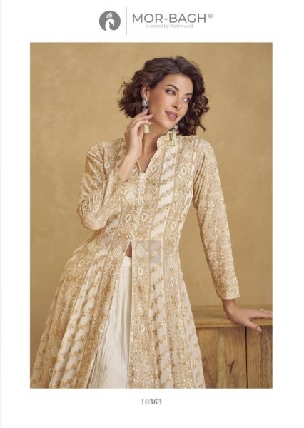 Aashirwad Jhasi Heavy Georgette Kurti Suits Latest Ready To Wear Party Wear Collection For Wholesale Buyers Anarakali Gown Wholesale