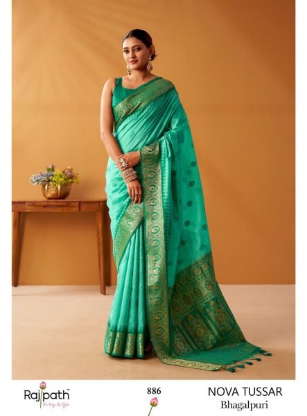 Accessible Turquoise Modal Fancy Cotton Saree with Woven Pochampally Border Printed Cotton Sarees Wholesale