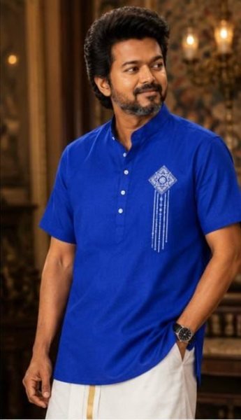 Advanced Blue Premium Magic Cotton Printed Jippa for Men at Wholesale Rate Mens Shirt