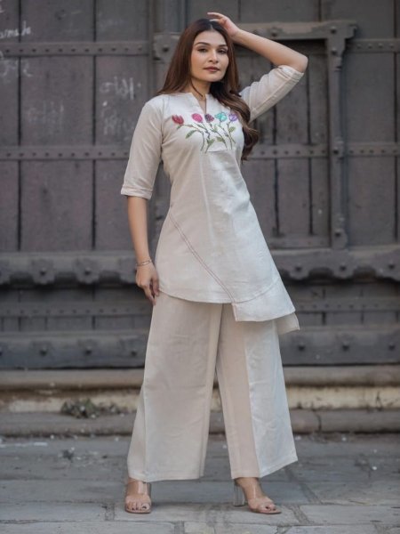 Affordable White Designer Cord Set for Resellers and Boutiques CO ORD Sets