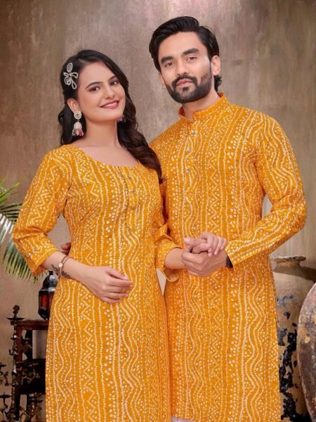 Affordable Yellow Couple Combo Set for Resellers and Boutiques Couple Combo collection 