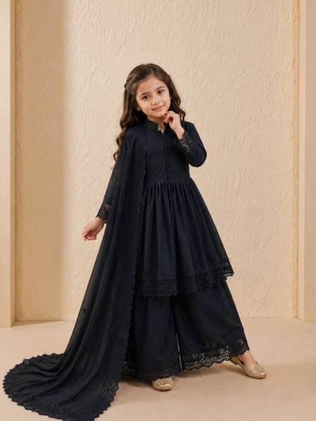 Alluring Black Girls Ethnic Roman Silk Gown Set for Weddings and Festive Celebrations Kurtis
