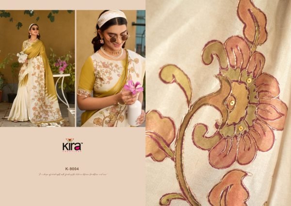 Alluring Mustered Yellow Premium Tussar Silk Saree Collection at Wholesale Price Printed Cotton Sarees Wholesale