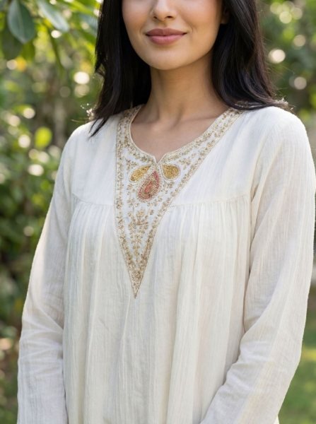 Alluring White Embroidered Ethnic Wear Set for Women Stylish Collection CO ORD Sets