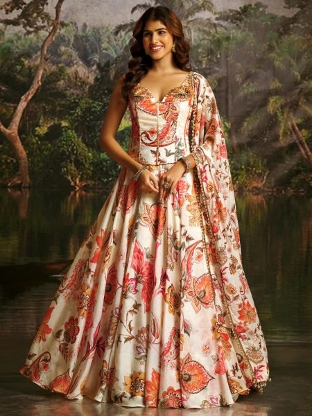 Alluring White Handwork Lehenga for Wedding and Cocktail Wear Designer Lehenga Choli