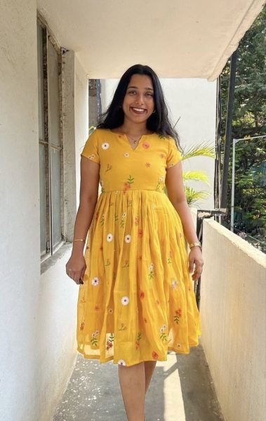 Alluring Yellow Stylish Cotton Kurti for Women with Comfortable Fit Western Ladies Top Wholesale