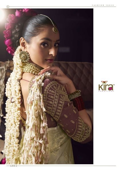 Althera Designer Tissue Saree with Heavy Embroidered Blouse for Reception Wear Banarasi Saree Wholesale