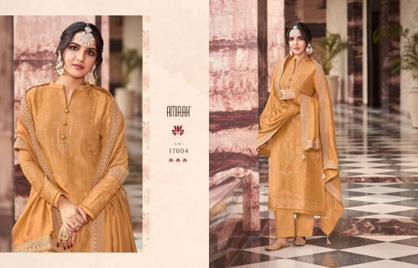 Amirah Rutaba Heavy Dola Silk Salwar Kameez Wholesale Collection In Surat Designer Plazzo Salwar Suits Wholesale