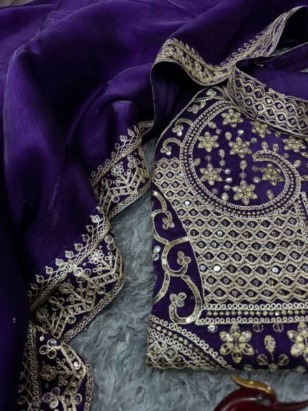 ananya Bollywood Celebrity Purple Saree Partywear in Jimmi Choo Fabric with Starry Sequins Wholesale Price Bollywood Fancy Sarees Wholesale