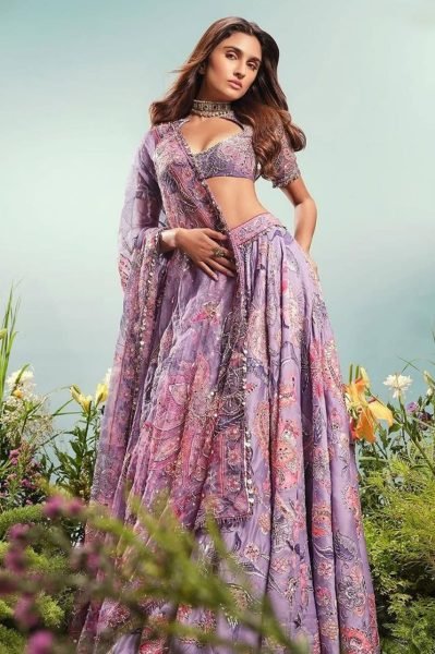 Artisanal Purple Mirror Work Lehenga Choli for Wedding Collection at Manufacturer Price Designer Lehenga Choli