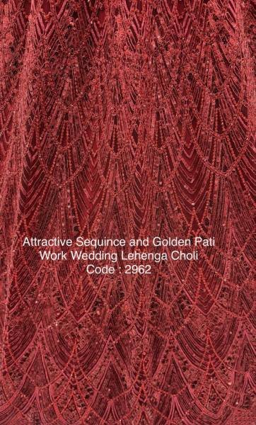 Attractive Red Net Lehenga Choli With Embroidery And Zircon Work For Wedding Bridal Lehenga Choli