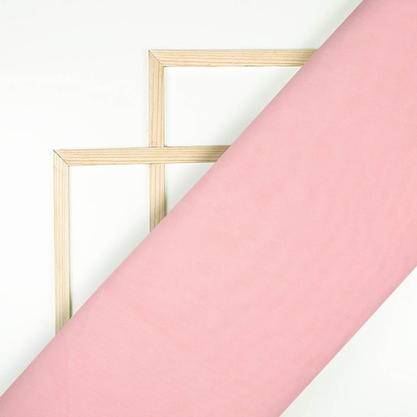 Baby Pink Plain Georgette Fabric Plain fabric