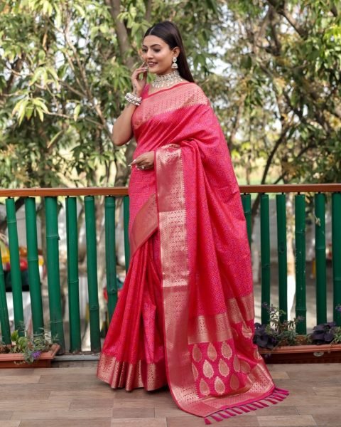 Bandhej Patola Silk Sarees  Bandhej Sarees Wholesale