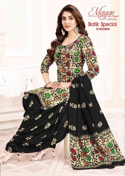 Batik Vol 29: 10 Elegant Unstitched Dress Material Designs Full Set Dress Material