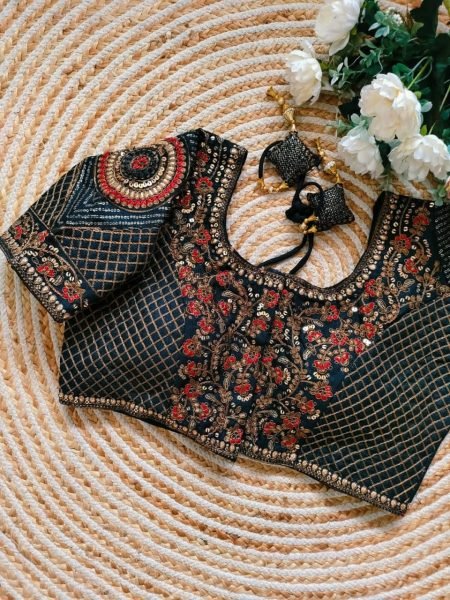 Beautiful Copper Work bridal desgine mbroidery Work Blouse Blouse Collection
