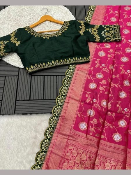 Beautiful Designer Zari Embroidery Work Saree Embroidery Sarees Wholesale