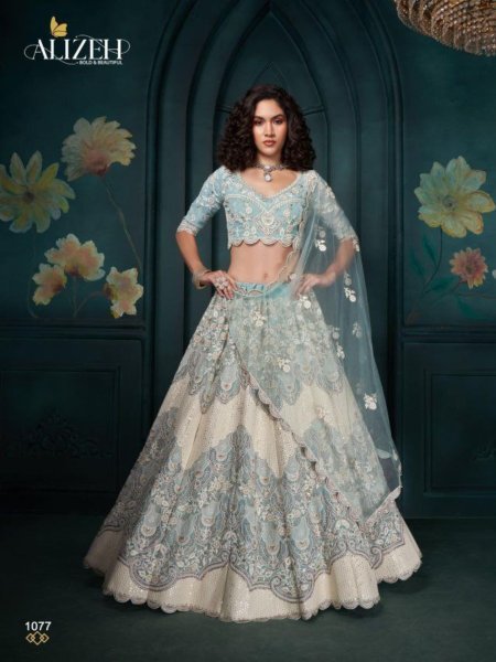 Beautiful Designs Of Lehenga With Heavy Embroiedery Work Collection  
