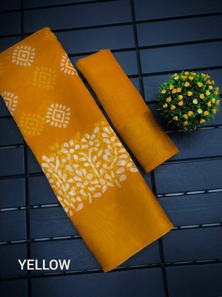 Beautiful HD Batik Style Print Cotton Saree  Cotton Sarees Wholesale