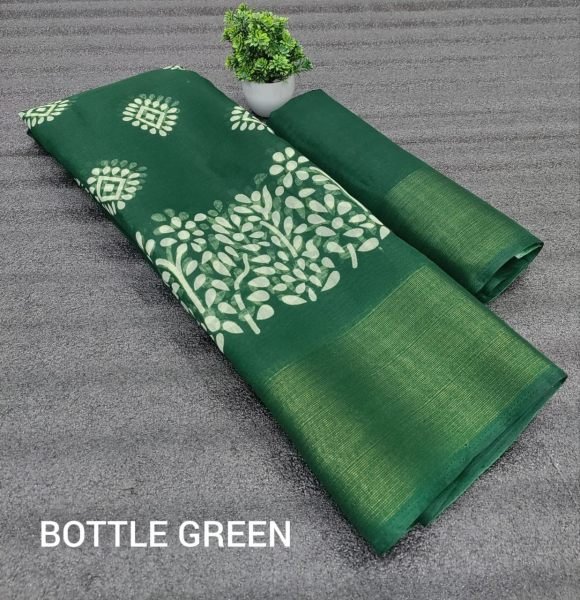 Beautiful HD Batik Style Print Cotton Saree  Cotton Sarees Wholesale