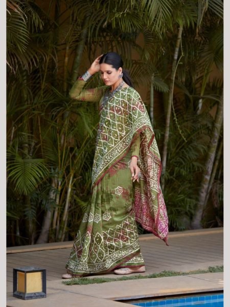 Beautiful Latest Printed Cotton Saree For Woman Printed Cotton Sarees Wholesale