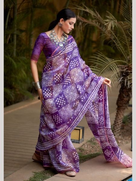 Beautiful Latest Printed Cotton Saree For Woman Printed Cotton Sarees Wholesale