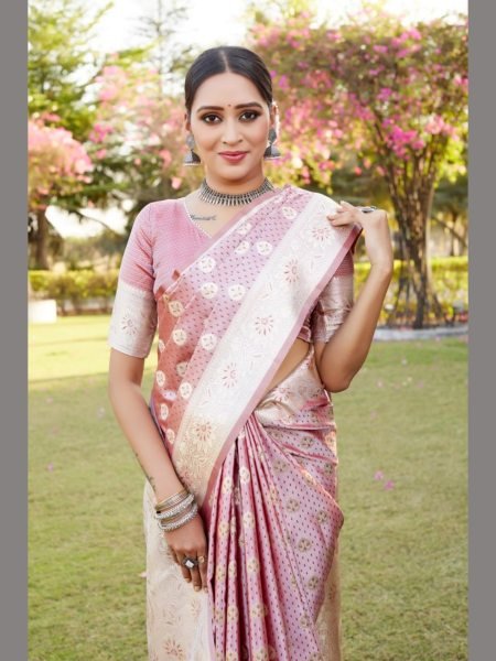 Beautiful  pure Kanjivaram Soft Satin Silk Saree Silk Sarees Wholesale