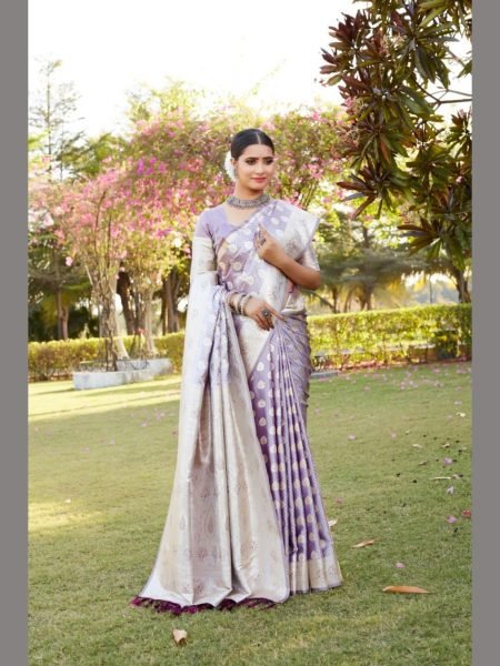 Beautiful  pure Kanjivaram Soft Satin Silk Saree Silk Sarees Wholesale