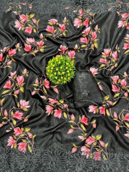 Beautiful Soft Dola Silk Saree For Women Silk Sarees Wholesale