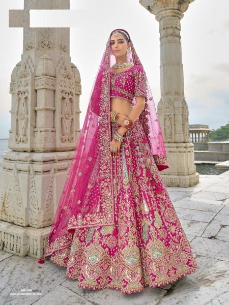 Best Quality Premium Silk Embroiderd Bridal Lehenga Choli  Bridal Lehenga Choli