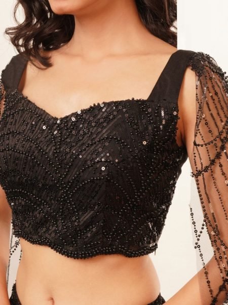 Black Color Lycra Indo Western Dress Wholesale Market In Surat  Ready To Wear Collection