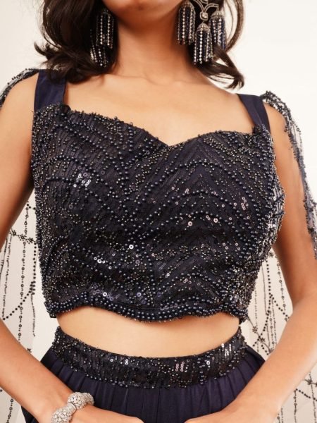 Black Color Lycra Indo Western Dress Wholesale Market In Surat  Ready To Wear Collection