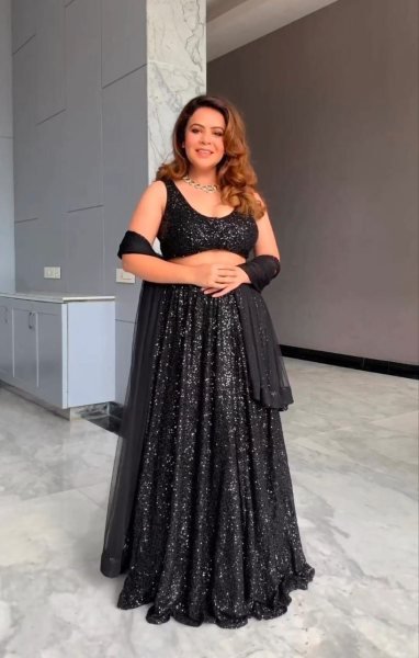 Black Designer Party Wear Lehenga Choli With Dupatta  Designer Lehenga Choli