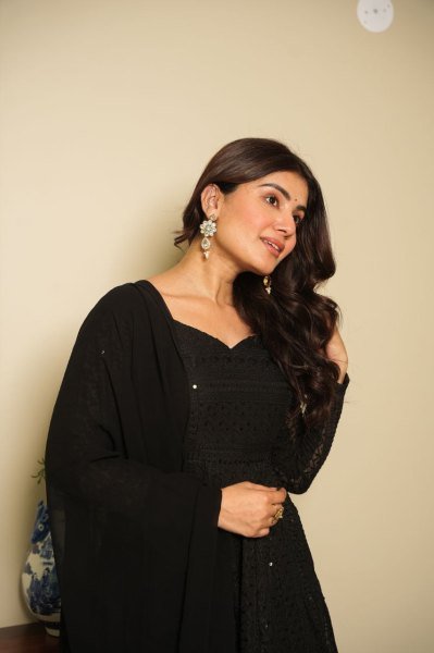 Black Georgette Lucknowi Anarkali Suit 3PC Set with Chikankari Work   Dupatta Premium Ethnic Wear at Low Price for Bulk Orders Anarkali Kurtis 