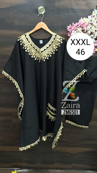 Black Muslin Kaftan Suit with Mirror Embroidery Elegant Look for Eid &  Evening Parties Kaftan 