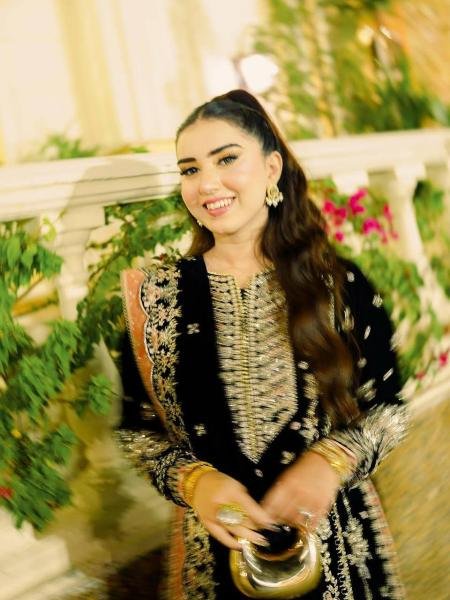 Black Pakistani Embroidered GMY Silk Kurti Plazzo Dupatta Set For Partywear Ready To Wear Collection